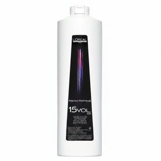 L’Oréal Professionnel Dia Activateur 15 Vol 1000ml professional cream developer for demi-permanent color with enhanced tone intensity and shine.
