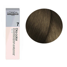 L’Oréal Professionnel Dia Color 7 60ml demi permanent hair color with natural medium blonde tone and glossy shine finish