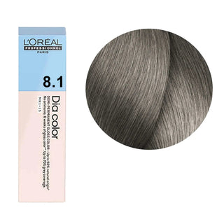 L’Oréal Professionnel Dia Color 8.1 60ml demi permanent hair color with light ash blonde tone and glossy shine finish