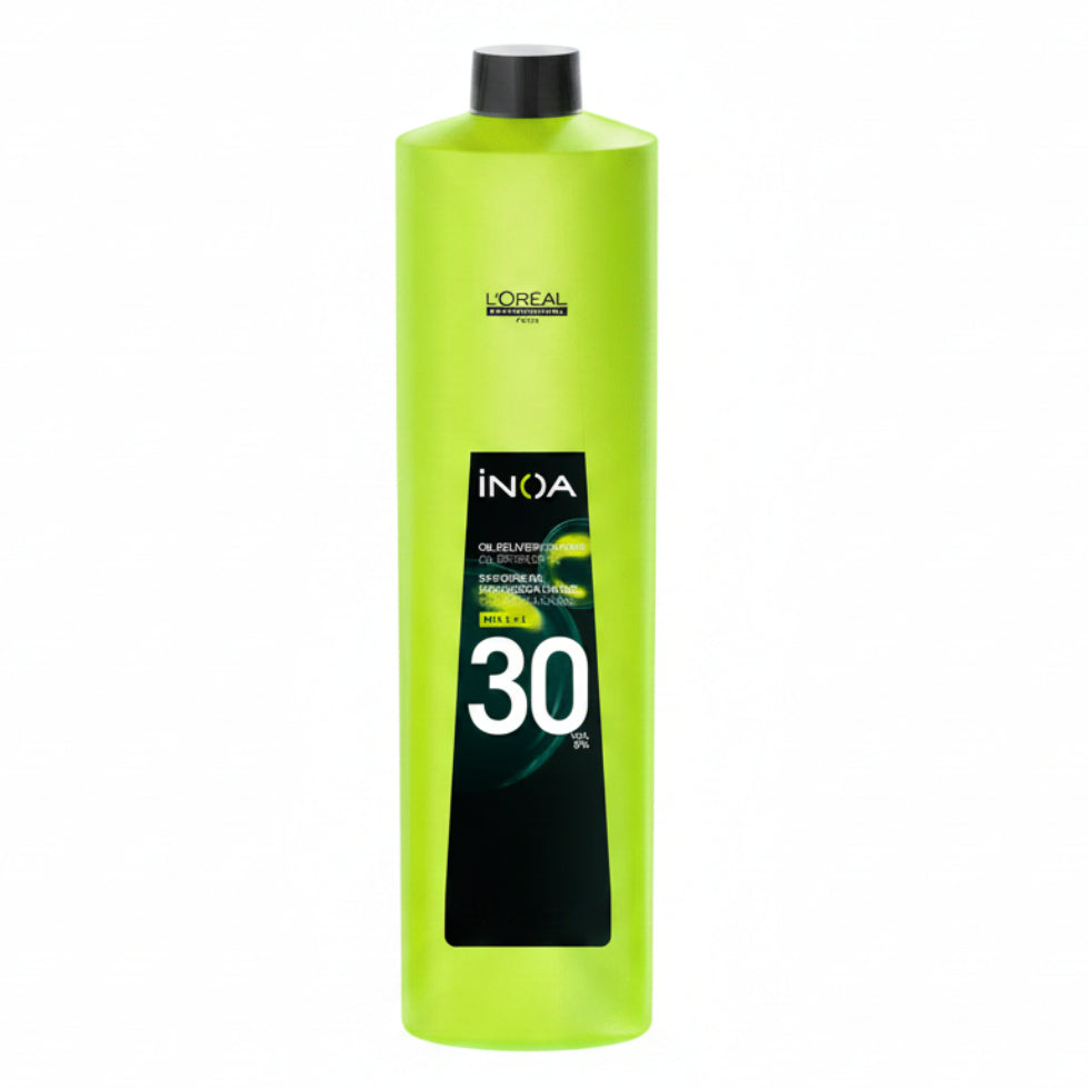 L’Oréal Professionnel INOA Oxydant Developer 9% 30 Vol 1000ml ammonia-free professional color developer for strong lift and vibrant salon results.