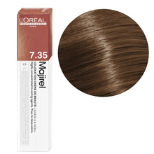 LOréal Professionnel Majirel 7.35 Golden Mahogany Blonde hair color gray coverage