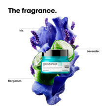 L’Oréal Professionnel Scalp Advanced Anti-Oiliness 2-in-1 Shampoo and Mask 250ml for oily scalp purification, deep cleansing, and freshness.