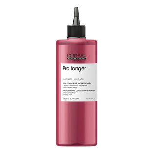 L’Oréal Professionnel Serie Expert Pro Longer Concentrate Treatment 400ml for long hair care, length strengthening, fuller-looking ends, and professional repair treatment.