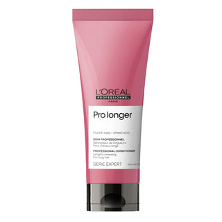 L’Oréal Professionnel Serie Expert Pro Longer Lengths Renewing Conditioner 200ml for long hair care, strengthening lengths, improving softness, and enhancing shine.