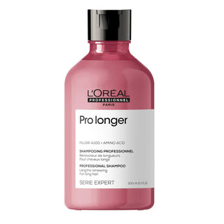 L’Oréal Professionnel Serie Expert Pro Longer Lengths Renewing Shampoo 300ml for long hair care, strengthening lengths, improving softness, and enhancing shine.