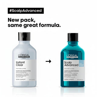 L’Oréal Professionnel Serie Expert Scalp Advanced Anti-Dandruff Dermo-Clarifier Shampoo 300ml for dandruff control, scalp purification, and professional scalp care.
