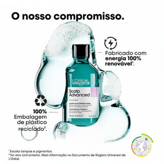 L’Oréal Professionnel Serie Expert Scalp Advanced Anti-Discomfort Shampoo 1500ml for sensitive scalp care, hydration, and soothing professional cleansing.