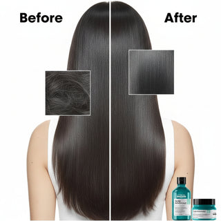 L’Oréal Professionnel Serie Expert Scalp Advanced Anti-Oiliness Dermo-Purifier Shampoo 1500ml for oily scalp cleansing, sebum control, and long-lasting freshness.