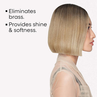 L’Oréal Professionnel Serie Expert Silver Shampoo 500ml for blonde, grey, and white hair, neutralizing yellow tones and enhancing shine.
