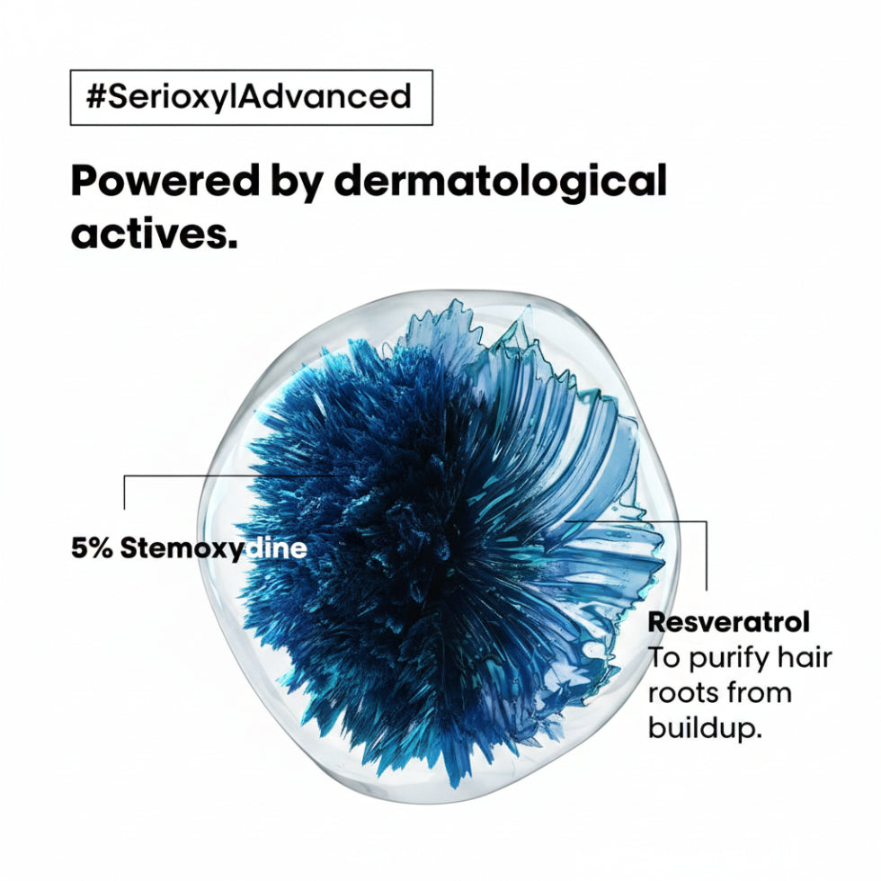 L’Oréal Professionnel Serioxyl Advanced Density Activator Hair Serum 90ml for scalp care and denser-looking hair.