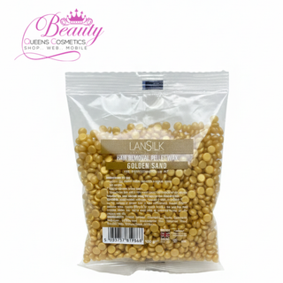 Lansilk Golden Sand Pellet Wax 500g | Professional Hard Wax for Smooth Skin