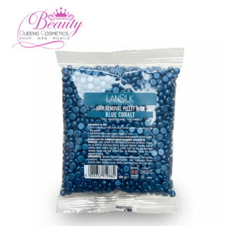 Lansilk Hair Removal Pellet Wax Blue Cobalt 100g | Professional Hard Wax Beads