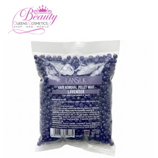 Lansilk Lavender Hard Wax Beads 100g | Gentle Hair Removal for Sensitive Skin