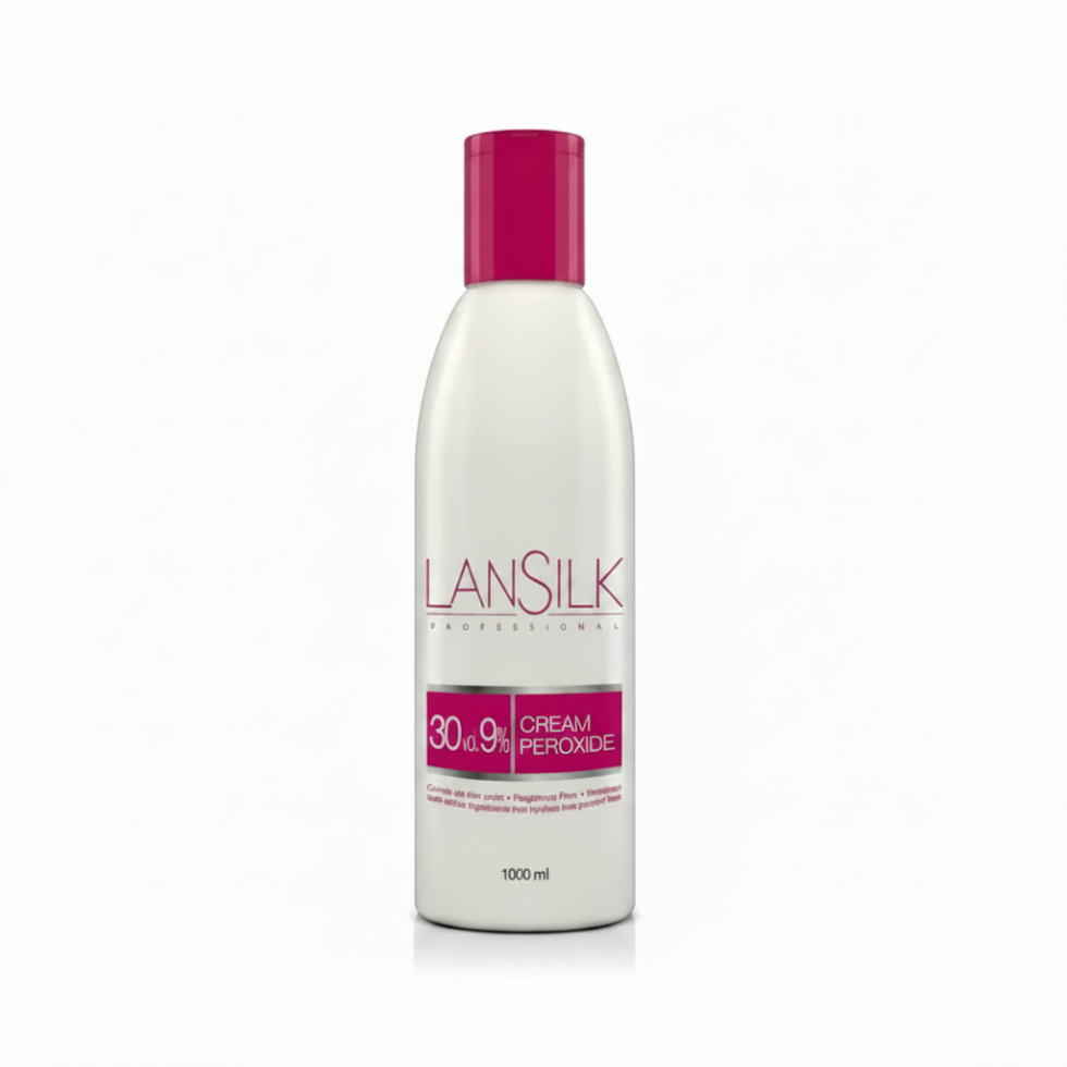 lansilk 30 vol 9 percent cream peroxide 1000ml hydrating hair developer for coloring and lightening