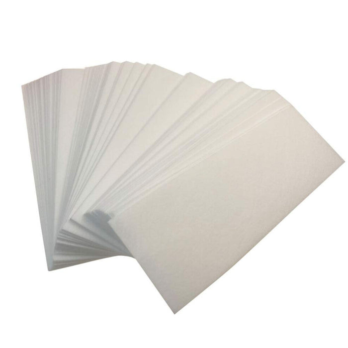 Lansilk Paper Waxing Strips 100 Pack | Disposable Hair Removal for Smooth Skin