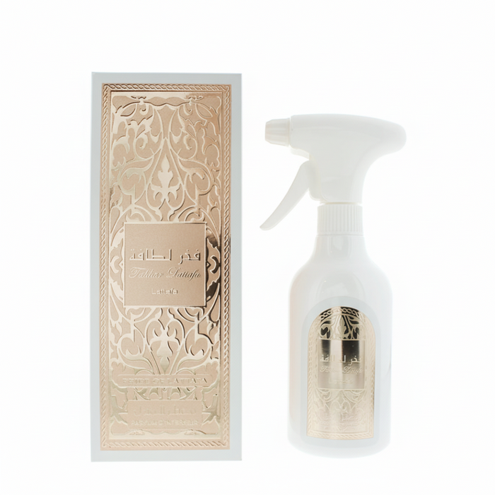 Lattafa Fakhar Women room spray 450ml floral fruity musky long lasting home fragrance spray
