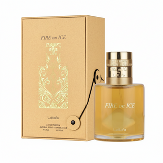 Lattafa Fire On Ice Eau de Parfum 120ml warm sweet woody long lasting unisex perfume
