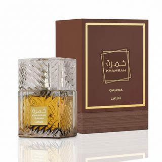 Lattafa Khamrah Qahwa Eau de Parfum 100ml coffee vanilla spicy long lasting unisex perfume

