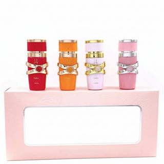 Lattafa Yara mini collection 4x5ml perfume set pink candy tous moi gift set