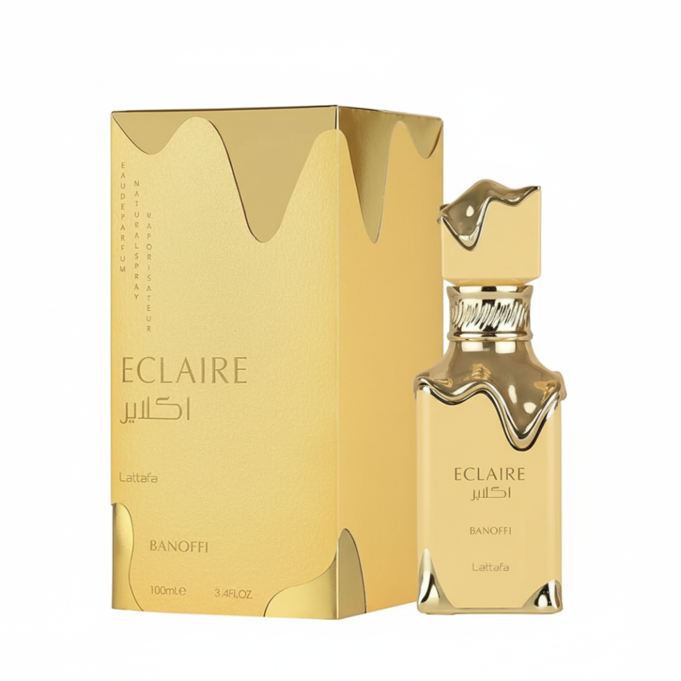 Lattafa Eclaire Banoffi Eau de Parfum 100ml sweet fruity gourmand long lasting perfume
