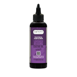 lavender black castor oil 100ml hair growth scalp soothing skin hydration natural oil