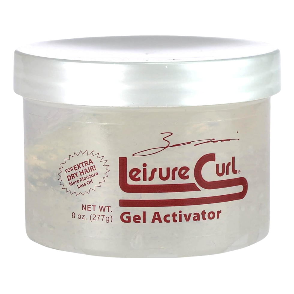 leisure curl activador gel 8oz for extra dry hair curl definition frizz control styling gel