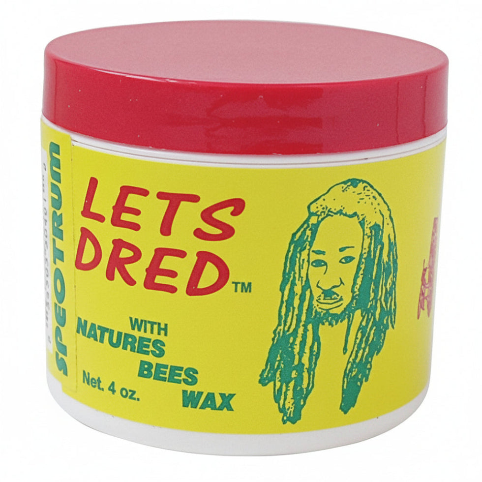 lets dred with natures bee wax 4oz dreadlock styling hold wax for twists braids and loc maintenance