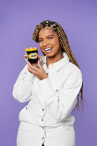 lets jam extra hold conditioning and shine gel for strong hold sleek styling and frizz free shiny hair