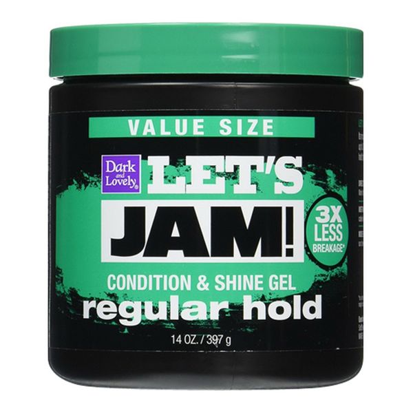 Let’s Jam Condition & Shine Gel Regular Hold 14oz | Smooth Hair & Natural Shine