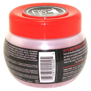 lets jam protein and shine gel mega hold no flakes styling gel for sleek strong and shiny hairstyles