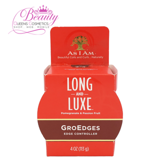 AS I AM Long & Luxe GroEdges 113g | Sleek Edges, Long-Lasting Hold & Hairline Growth