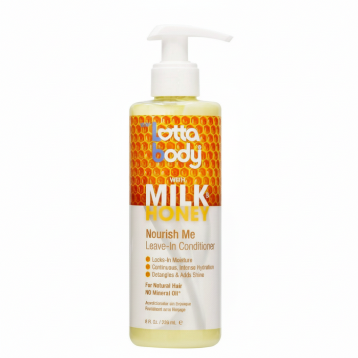 Lotta Body With Milk &amp; Honey Nourish Me Après-shampooing sans rinçage 8oz/236ml