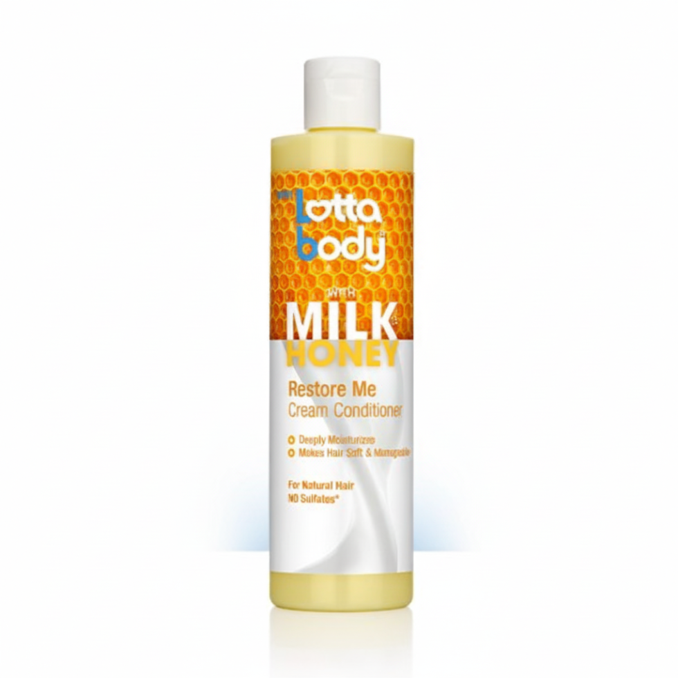 Lotta Body cream conditioner milk honey restore deep moisture soft manageable hair conditioner 300ml