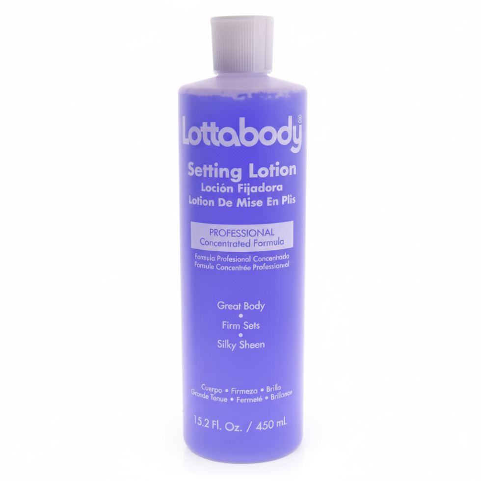 Lotta Body setting lotion 15.2oz firm hold volume silky shine curl styling lotion frizz control hair product