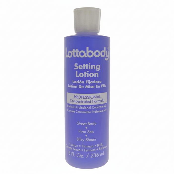 Lotta Body Setting Lotion 8oz | Professional Concentrated Firm Hold Shine Hair