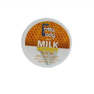Lotta Body edge control milk honey 24hr smooth shine edges strong hold baby hair gel 2.25oz