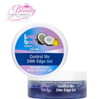 Lotta Body With Coconut & Shea Oil Control Me 24H Edge Gel 2.25oz | Extra Hold & Shine