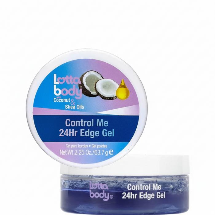 Lotta Body 24H Edge Gel 2.25oz | Coconut Shea Extra Hold Shine Edge Control