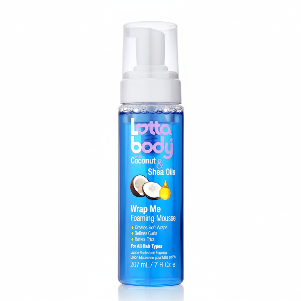 Lotta Body Wrap Me Foaming Mousse 7oz | Define Curls & Control Frizz