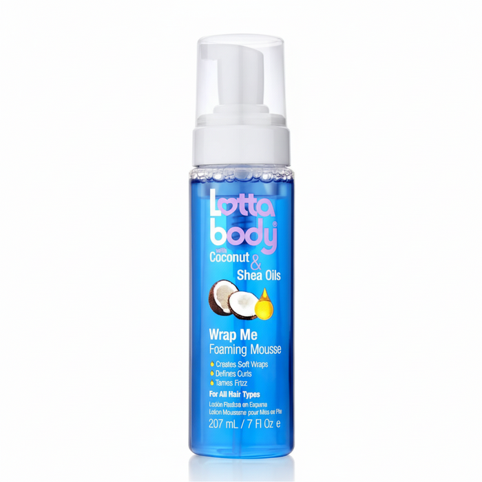 Lotta Body Wrap Me Foaming Mousse 7oz | Define Curls & Control Frizz