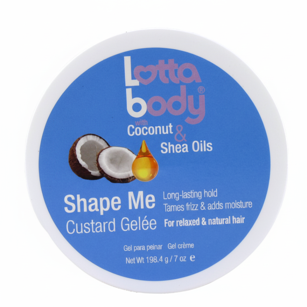 Lotta Body custard gelee coconut shea oils shape me curl gel moisture hold define curls styling 7oz