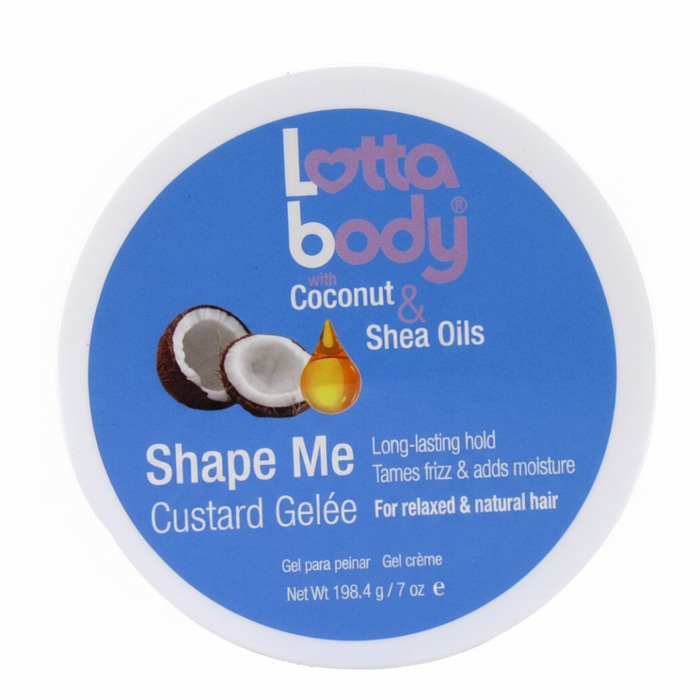 Lotta Body custard gelee coconut shea oils shape me curl gel moisture hold define curls styling 7oz