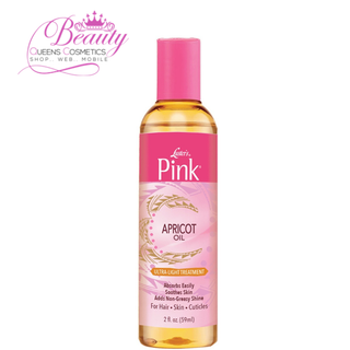 Luster’s Pink Apricot Oil 59ml | Lightweight Hair Moisturizer & Shine Oil