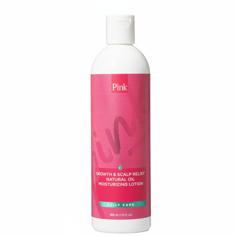 lusters pink growth scalp relief natural oil lotion hair growth shine scalp care moisturizing lightweight healthy hair treatment 12oz