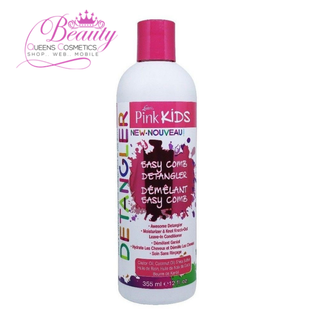 Luster’s Pink Kids Easy Comb Detangler 12oz | Detangles & Moisturizes Curly Hair