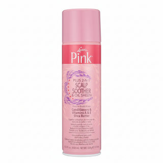 lusters pink plus 2 in 1 scalp soother oil sheen hydrate shine hair spray scalp relief moisturizing lightweight hair care 11.5oz