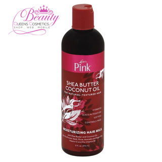 Luster's Pink Shea Butter Coconut Oil Moisturizing Hair Milk 12oz | Hydrate & Control Frizz