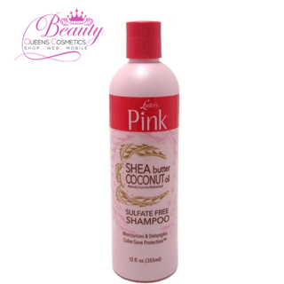 Luster’s Pink Shea Butter Coconut Oil Sulfate-Free Shampoo 355ml | Moisture Care