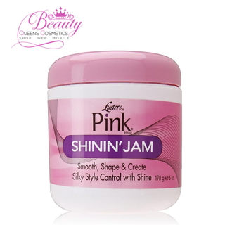 Luster’s Pink Shinin’ Jam 170g | Shine, Hold & Moisture for All Hair Types
