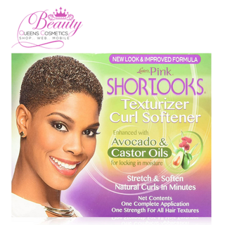 Luster's Pink ShortLooks Texturizer Curl Softener | 1 Complete Application Kit